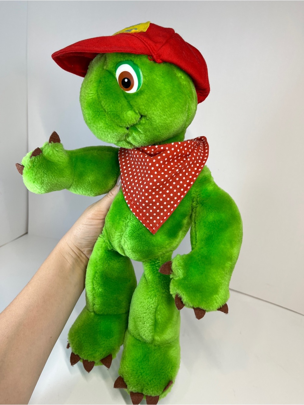 Vintage Franklin Turtle Plush 14" Cartoon Tv Show Character Stuffed Animal Toy - Picture 8 of 16